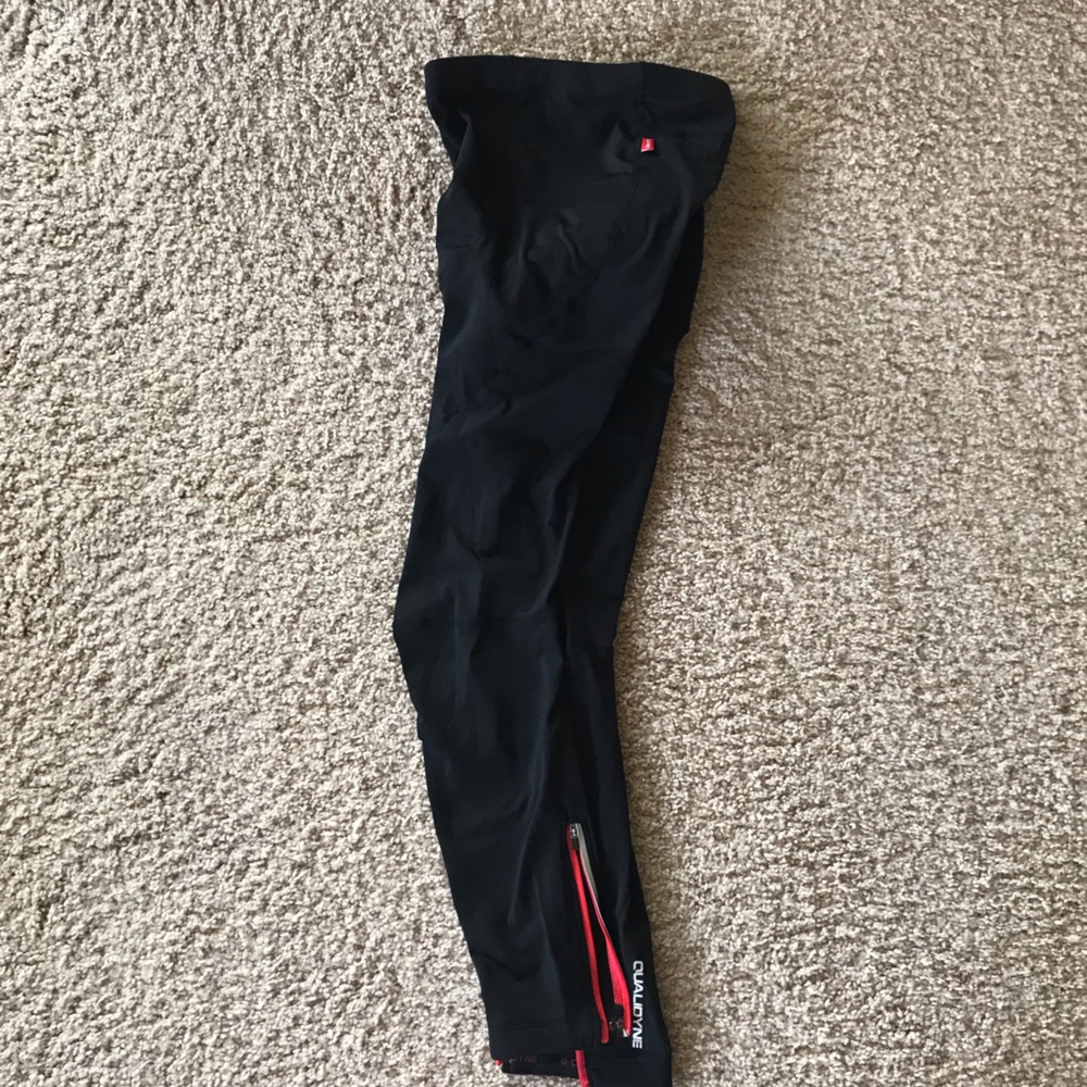 Qualidyne MENS black fleece lined leggings